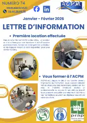 Lettre d'information ACPM 44 janvier - février 2026