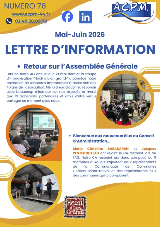Lettre d'information ACPM 44 mai - juin 2026